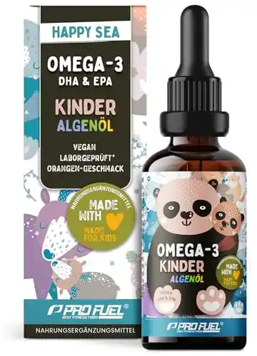Omega-3 Vegan für Kinder – ProFuel Omega-3 Algenöl (50 ml)
