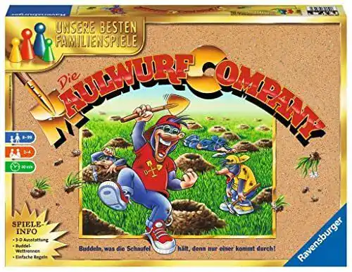 Ravensburger 26423 Die Maulwurf Company – Familienspiel ab 8 Jahren