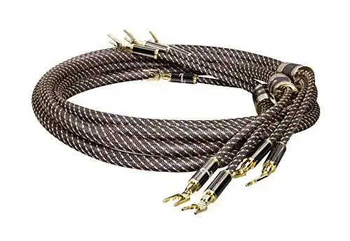 Dynavox Black Line Lautsprecherkabel, Paar, 3m, schwarz