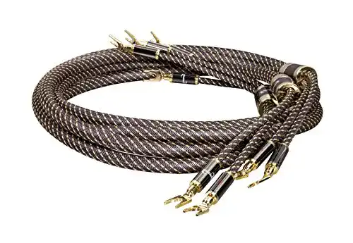 Dynavox Black Line Lautsprecherkabel, Paar, 3m, schwarz