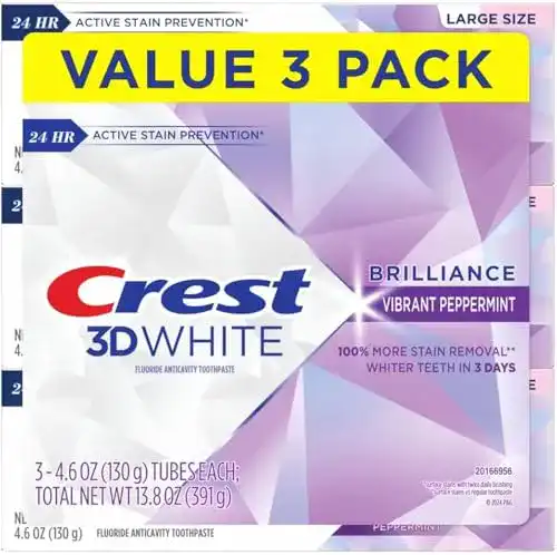 Crest Zahnpasta 3D White Brilliance Vibrant mit Pfefferminzgeschmack