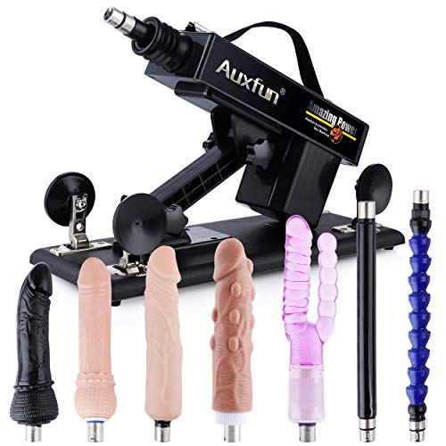 Hismith Auxfun Fickmaschine mit Dildos und 3XLR-Stecker für Paare