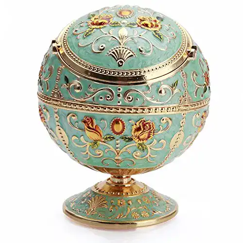 Aschenbecher Malayas Vintage Winddicht mit Deckel für Zigarren