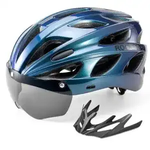 Fahrradhelm mit Visier von ROCKBROS für MTB und Rennrad