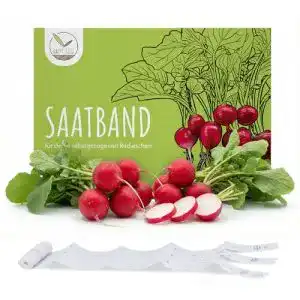 Radieschen-Samen im 5m Saatband für Garten und Balkon