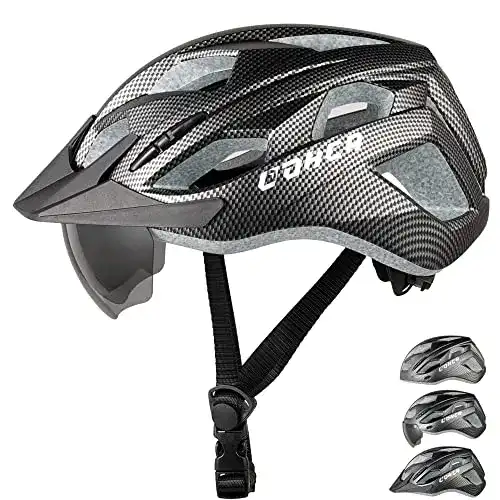 Fahrradhelm Lohca für Herren und Damen mit Visier