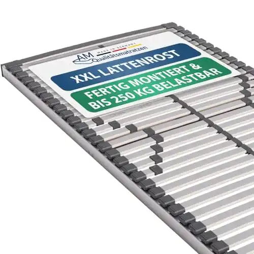 Lattenrost 90×200 für hohe Belastungen bis 250 kg