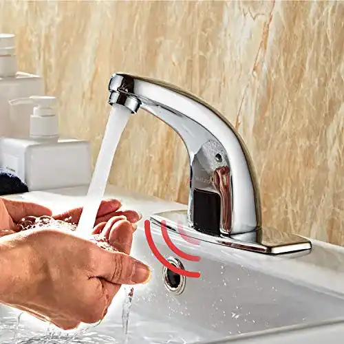 Waschtischarmatur mit Sensor Modundry Berührungsloser Wasserhahn für Badezimmer und Küche