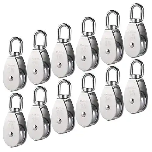 Umlenkrolle Merysan 12 Stück 15mm M15 Riemenscheibe Edelstahl