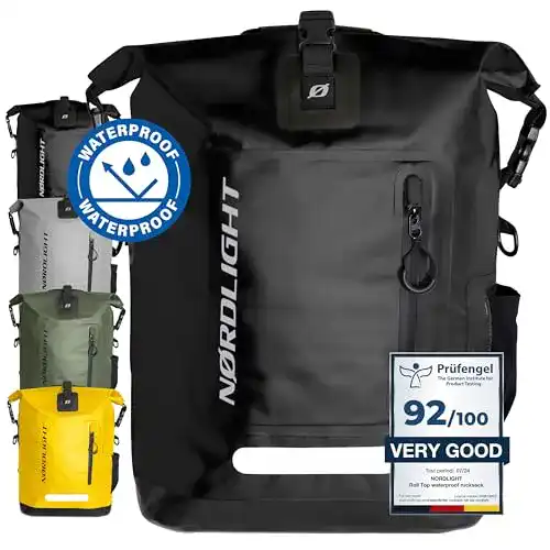 Wasserdichter Nordlight Schwimmrucksack Roll Top 25L