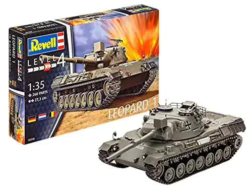 Modellbau Panzer Revell Toys aus Kunststoff, 27,3 cm zum Bemalen