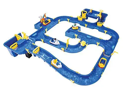 Wasserbahn Smoby Big – Waterplay Amsterdam – Blau – 175 x 143 x 27 cm