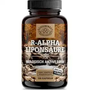 Alpha-Liponsäure 300 mg von Scheunengut – hoch bioverfügbare R-Form