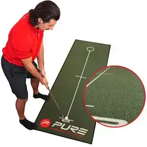Putting Matte Pure2Improve Golf Puttingmatte 80x237cm in Grün