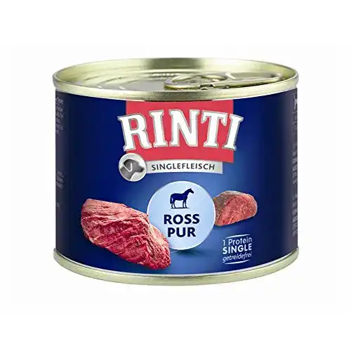 Rinti Hundefutter Singlefleisch Ross Pur 185g ohne Zusätze