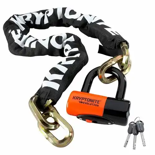 Kryptonite Kettenschloss K999515 100cm Schwarz