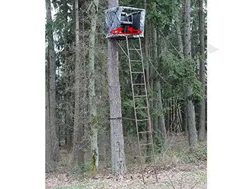 Ansitzleiter Sutter transportabler Hochsitz 5,4 m mit Drehsitz