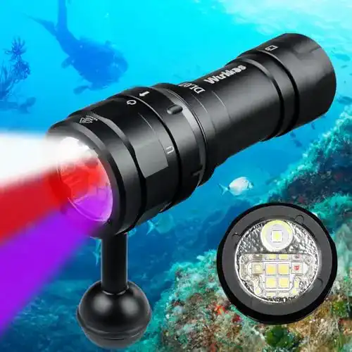 Wurkkos DL07 Tauchlampe mit 3000 Lumen LED für Unterwasserfotografie