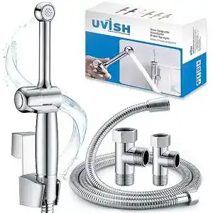 Bidet-Handbrause Uvish für Toiletten – Einstellbarer Druck und Auslaufsicher