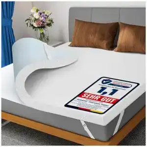 DOPEDIO 160×200 cm Gel Memory Foam Topper mit 7,5 cm Höhe