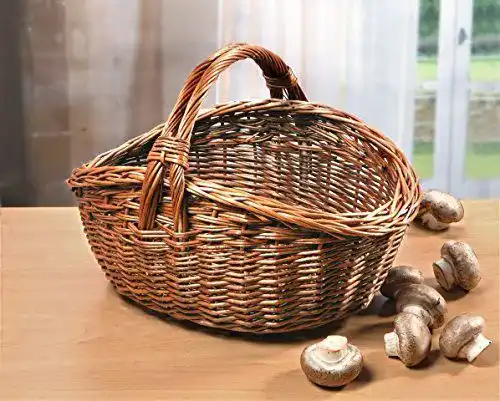 Weidenkorb Dekoleidenschaft Tragekorb aus Weide, Natur, 40 x 32 cm