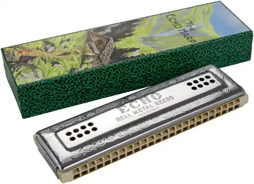 Hohner Mundharmonika Echo Harp 96 C/G – Modell M569633