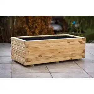 Blumenkasten aus Holz Larisa – Pflanzkasten für Garten und Terrasse