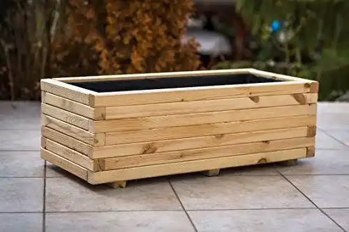 Blumenkasten aus Holz Larisa – Pflanzkasten für Garten und Terrasse