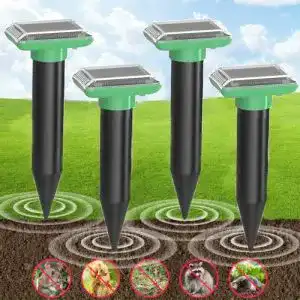 Maulwurfschreck solar von Chaohua – Ultraschall Maulwurf Vertreiber