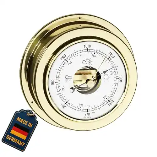 TFA Dostmann Maritim Analoges Barometer 29.4010.B zur Wettervorhersage