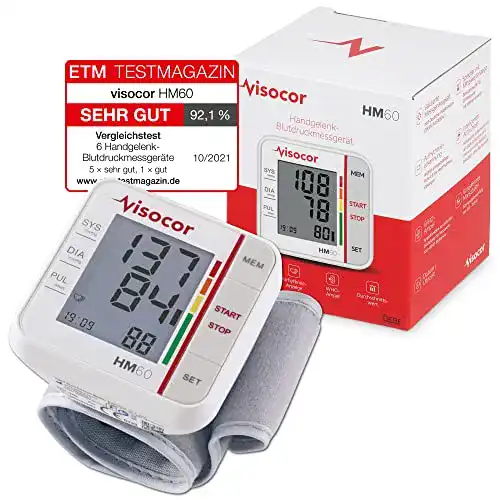 Blutdruckmessgerät Visocor 22060 HM60 für das Handgelenk
