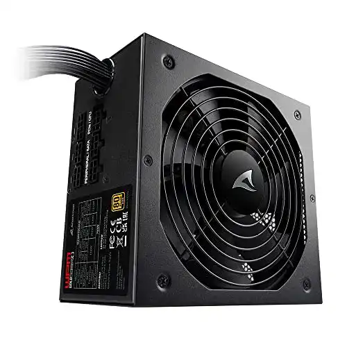750W-Netzteil Sharkoon WPM Gold Zero, 80 Plus Gold, semimodular