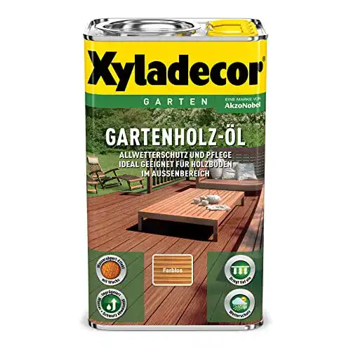 Holzöl Xyladecor Gartenholzöl 2,5 Liter, Natur Farblos