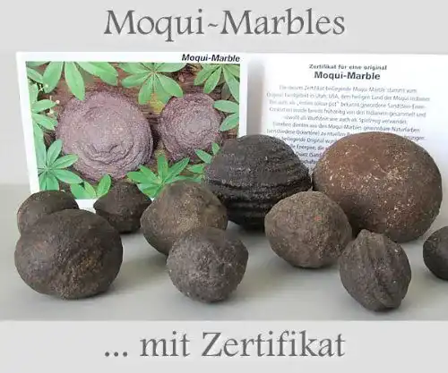 Moqui-Marbles Esoterische Steine in mittlerer Größe