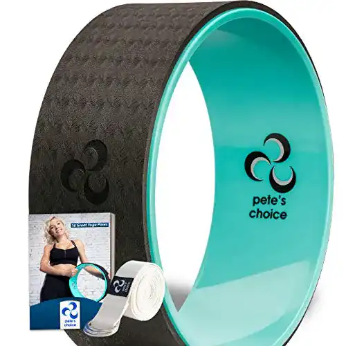 Yoga Rad von Pete’s Choice mit eBook und Yogagurt
