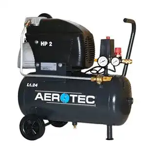 Aerotec 20088344 Druckluft-Kompressor 220-24FC mit 24l und 8 bar