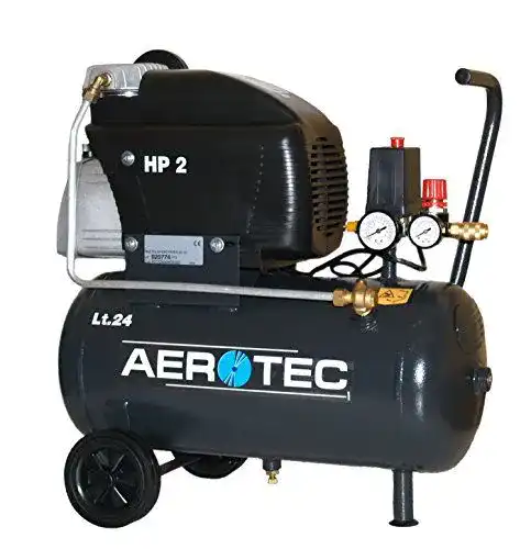 Aerotec 20088344 Druckluft-Kompressor 220-24FC mit 24l und 8 bar