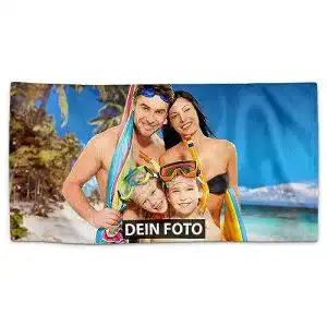 Foto-Handtuch Pr Print Royal: Personalisiertes Badetuch mit Foto