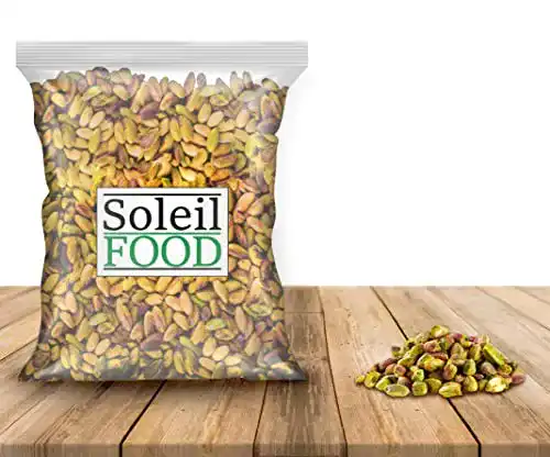 Ungesalzene Pistazien geschält von SoleilFOOD 0,5 kg