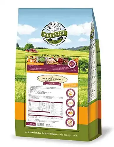 Bellfor Freiland-Schmaus Mini – Getreidefreies Hundefutter für kleine Hunde