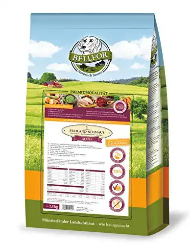 Bellfor Freiland-Schmaus Mini – Getreidefreies Hundefutter für kleine Hunde