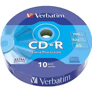 Verbatim CD-R Extra Protection mit 700 MB Speicherplatz