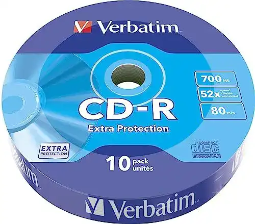 Verbatim CD-R Extra Protection mit 700 MB Speicherplatz