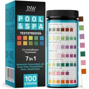 Jnw Direct Pool und Whirlpool Teststreifen – 7-in-1 Wassertester