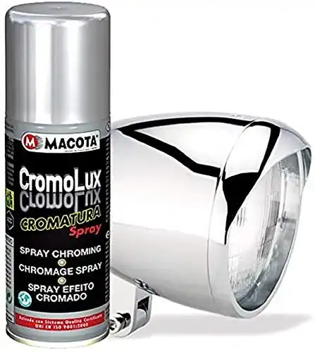 Chrom-Spray von Macota für einen Chrom Farbeffekt auf verschiedenen Oberflächen