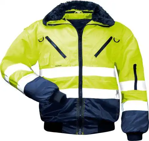 Warnschutzjacke Norway 23648 für Sicherheitsausrüstung in Giallo/Marine