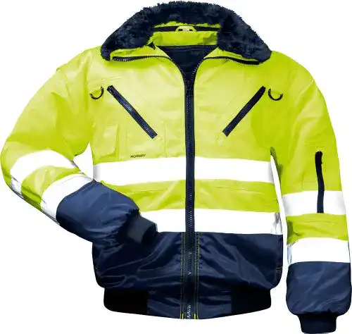 Warnschutzjacke Norway 23648 für Sicherheitsausrüstung in Giallo/Marine
