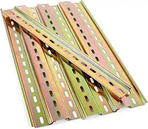 Hutschiene Bigxin 8 Stück DIN Schiene 30 cm lang 35 mm breit aus Eisen