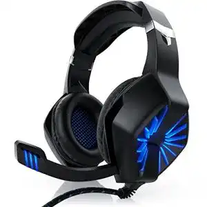 CSL Gaming Headset für PC und PS4 mit Mikrofon und USB-Anschluss