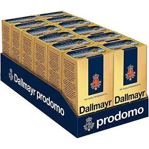 Dallmayr Prodomo gemahlenes Kaffeepulver 500g im 12er Pack
